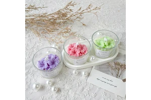 Mother's Day Gift Cup Wax Egg Flower Fragrance Candle Birthday Gift