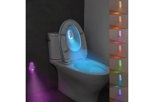 New Product Ideas 2026 Waterproof Rechargeable Toilet Seat Bowl Led Night Lights Motion Sensor Corner Floor Lamp