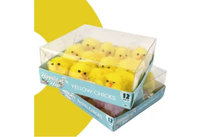 New Arrival Easter Chicken Set Chenille Baby Chick Decorations