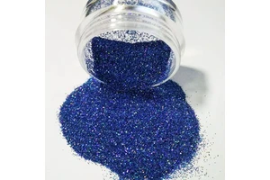 Wholesale Factory Vintage Christmas 1 Piece PET Flower Shape Holographic Glitter Sparkling Decoration Supplies