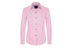 Custom Made Women's Bavarian Trachten Shirts Embroidery Flannel Cotton Traditional Tops for Oktoberfest German Festival Casual