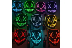 Best Selling Products 2022 Halloween Glow Mask Inflatable Halloween Decorations Mask Halloween Terror Haunted House