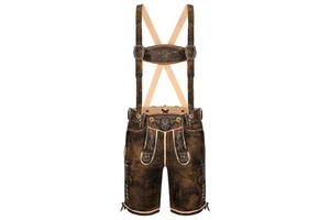 2024 New Design Men's Bavarian German Lederhosen Outfit High Quality Traditional Octoberfest Attire Solid Pattern 6XL Size Price