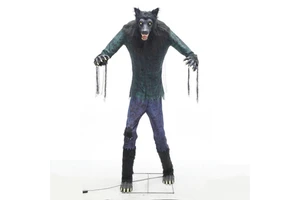 New Halloween 2026 Items Outdoor Giant Scary Towering Animated Mega Wolf Halloween Animatronic