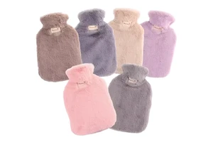 Custom Hot Water Bottle With Temperature Display Hot Water Bag Winter Warm Hot Water Bag With Cover For Winter