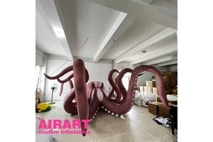 Simulated Octopus Inflatable Toy,large Inflatable Stage Hanging Octopus Balloon