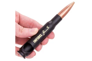 Father's Day Gift for Dad Men Gifts for Father's Day Father's Day Christmas Gift Black 50 Cal Bullet Bottle Opener Keychain