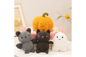 Fun Halloween Series Plush Dolls Pumpkin Ghost Plush Toys Halloween Decorations Holiday Gifts