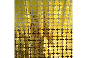 Small Square Star Rain Plastic Waterproof High Quality Curtains 1m 2m Indoor Adult Wedding Birthday Party Supplies