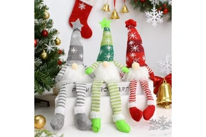 Merry Christmas Decorations Toys for Home Christmas Santa Claus Snowman Doll Ornaments Xmas Gift Toys Kids New Year