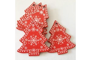 Merry Christmas Home Decorations Products of Snowflake Bell Star Custom Shape