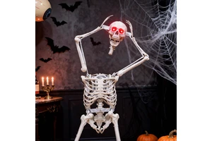 Animatronic Models Ghost Model Zombie Halloween Party Lights Fabric Ghost Skull Outdoor Scene Arrangement
