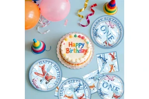 Airplane 1st Birthday Party Tableware Set Children Birthday Disposable Party Supplies Baby Shower Party Decorations Supplies