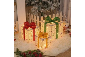 New Christmas Lights Christmas Gift Box Set Christmas Product Birthday Party Decoration Props Decorative Items