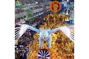 Colorful Float Carnival Parade for Theme City