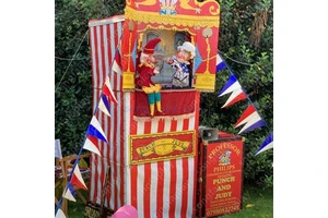 Carnival Indoor Public Kids Puppet Theater Game Booth for Festival Event Amusement Park Equipment with Metal Frame