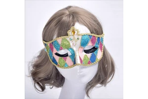 New Update Quality Lady Princess Women Venetian Festival Halloween Masquerade Mask Venice Carnival Party Masks