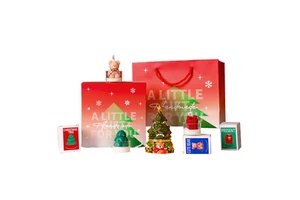 High-End Handmade Creative Christmas Tree Set Eco-Friendly Scented Soy Wax Aromatherapy Candle Gift Box Home Bedroom Decor Gift
