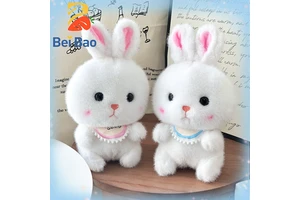 Lovely Rabbit Plush Toy Soft Bunny Stuffed Animal Doll Peluches De Animales for Girls Birthday Easter Christmas Gifts OEM ODM