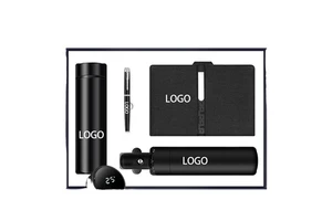 Stainless Steel Notebook with Pen for Father's Day Corporate Gift