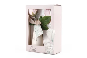 BespritGift Wedding Favors Custom Ceramic Porcelain Flower Vases Decor Love Mothers Valentines Day Gifts Set for Mom & Guest
