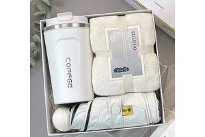 Promotional Stainless Steel Wedding Gift Sets Coffee Mug Logo Business Gift Father's Day Mother's Day Company Meeting Day