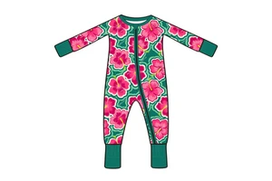 Bamboo Sleeper Weiwei Custom Thanksgiving Baby Pajamas Jumpsuit Onesie New Born Baby Products Four Seasons Climbing Romper