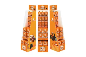 Hot Sale Thanksgiving Day Promotion Display Stand Cardboard Hook Display Stand Gift Display Stand With Hook