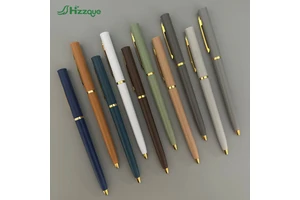 Company Name Print Ballpoint Pen Lightweight Pens With Custom Logo Multi Colors For Business Gift Office Use