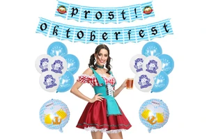 Oktoberfest Party Germany October Munich Oktoberfest Party Decoration Balloon Banner Festival Balloon Set