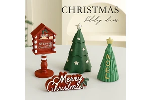 Hot Selling Christmas Gifts Creative Resin Crafts Micro Landscape Ornaments Christmas Decorations for Indoor/Outdoor Use Kraft