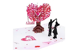 Romantic Valentine's Day 3D Pop-up Card Floral Bouquet Souvenirs Greeting Gifts for the SWEETEST Day of the Year!