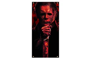 Halloween Series Scary Killer PE Reusable Door Cover Decoration Set for Outdoor Parties Festivals Christmas Decorations