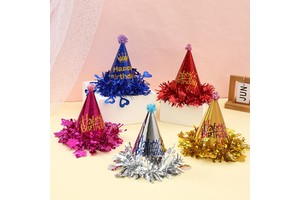 Top Sale Adult and Children's Birthday Paper Hats and Birthday Headband Holiday Parties Decorative Prop Supplies