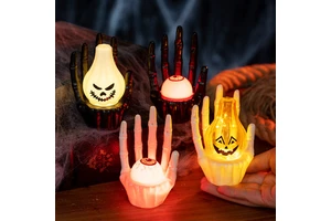 New Halloween decoration items: Ghost hand pumpkin lantern props, scene, atmosphere lights, and Festival supplies