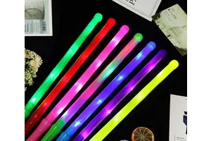 Led Flashing Cheers Glitter Toys Cheers Sticks Colorful Glow the Dark Sticks Concert Christmas Birthday Wedding Party Supplies