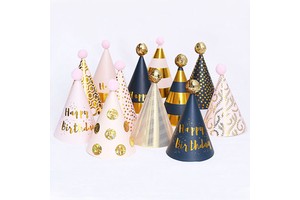 Multi Color Multi-style Birthday Party Hats Birthday Decoration Hats Supplies for Kids' and Adults' Birthday Party