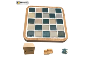 Diy Handmade Thanksgiving Gift Mosaic Bamboo Coaster Set Parent Child Puzzle Handmade Graduation Season Memorial Gift Craft Set