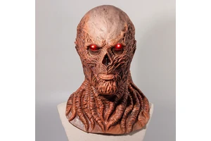Horror Movie 4 Vecna Mask Cosplay Men's Scary Monster Demon Latex Helmet Creepy Carnival Party Costume Props for Halloween