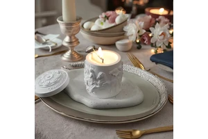Stylish Modern Holiday Scented Candle Soy Wax Handmade High-end Artistic 60 Hours Thanksgiving Christmas Wedding Cabin Decor
