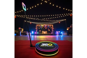 Photo Booth Machine Video Booth 360 Camera Booth For Wedding Party Commercial Events Smartphones IPad Metal Construction Remote