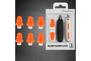 Imebobo Professional Noise Resistant Silicone Cylindrical Earplugs Foldable Intrinsically Safe for Swimming Music Festival