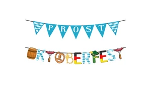 Oktoberfest October Themed Party Set Decoration Supplies 12-inch Latex Balloon Set