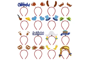 Wholesale 2024 Germany New Oktoberfest Decoration Headband Party Decoration Supplies Oktoberfest Headband October