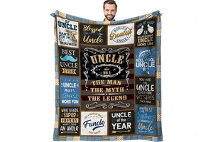 Cheap Custom Dad Gifts to My Best Papa Soft Bedding Sofa Throw Blanket Birthday Fathers Day Gift From Daughter Son
