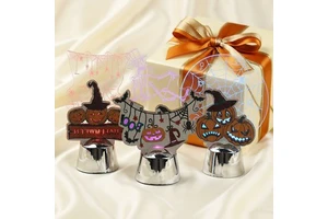 New Acrylic Halloween Pumpkin Lantern Nightlight Spider Web Skull Shapes-Creative Atmosphere Parties Halloween Valentine's Day