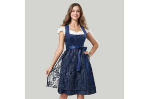 Bright New Arrival Mini Dirndl Dress/Bavarian Octoberfest Dirndls/German Midi Dirndl Bavarian Dirndls (Bavarian Dress)