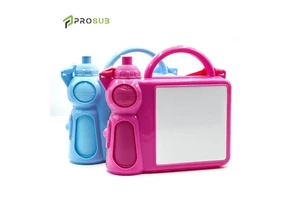 Prosub Sublimation Lunch Boxs Blank Customized Printing Children Sublimation Plastic Kids Lunch Box