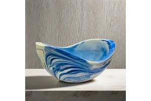 MAGNESIA Eco-Friendly Salad Bowl and Unique Dishes & Plates with Elegant Marble Effect Royal Artisans Brand Wholesale Price
