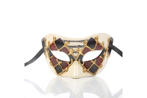 Creative Venice Mask Anti Ancient Flat Head Makeup Ball Mask Halloween Party Mask Origin and Supply